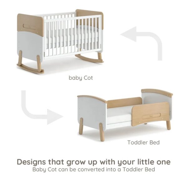 Convertible Rocking Crib - Image 2